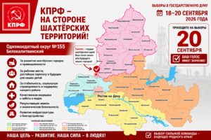 КПРФ сформировала команду кандидатов на выборах в Государственную Думу. Интересы шахтёрских территорий представит Виталий Абакумов